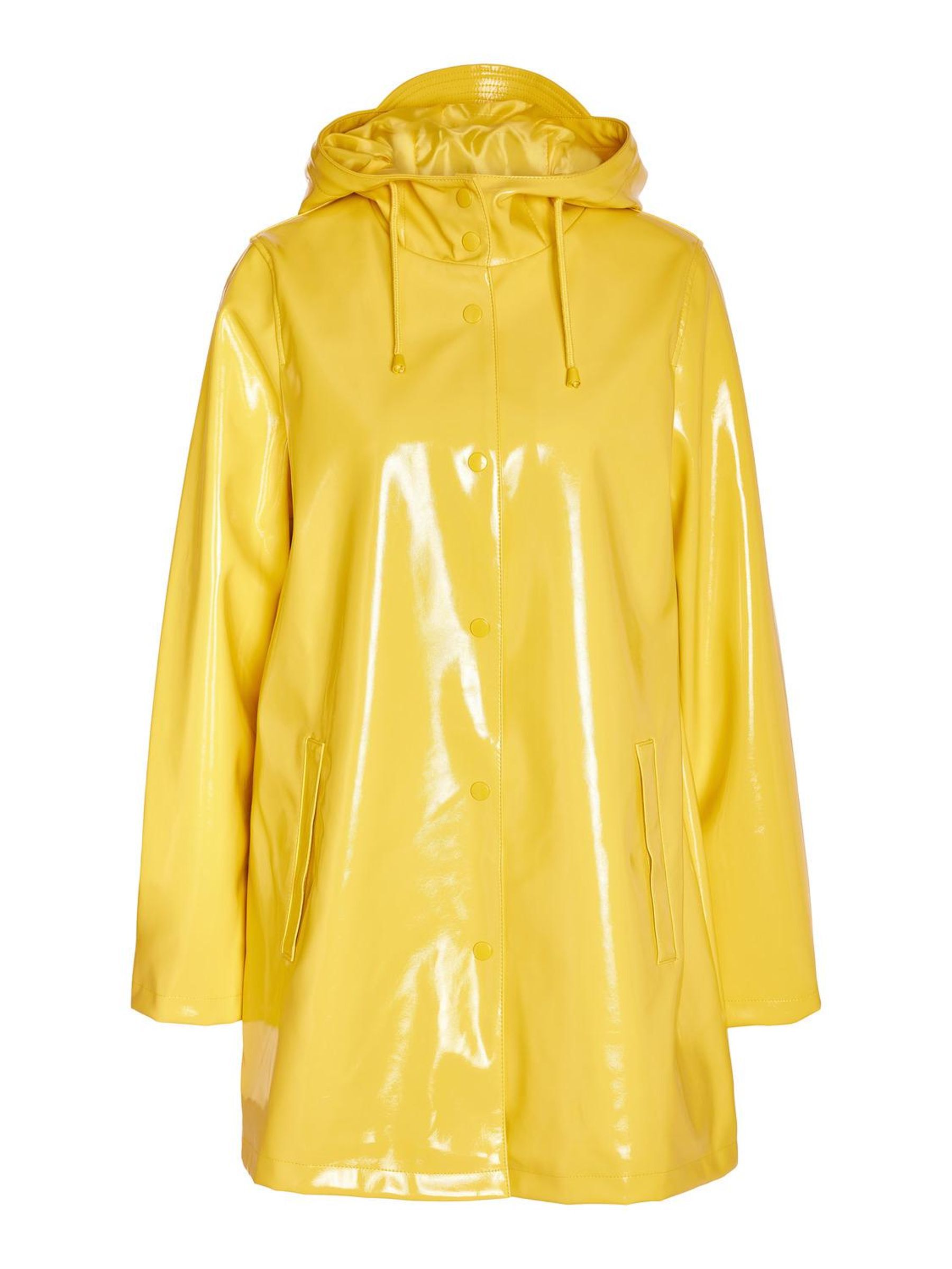 Yellow clearance lined raincoat