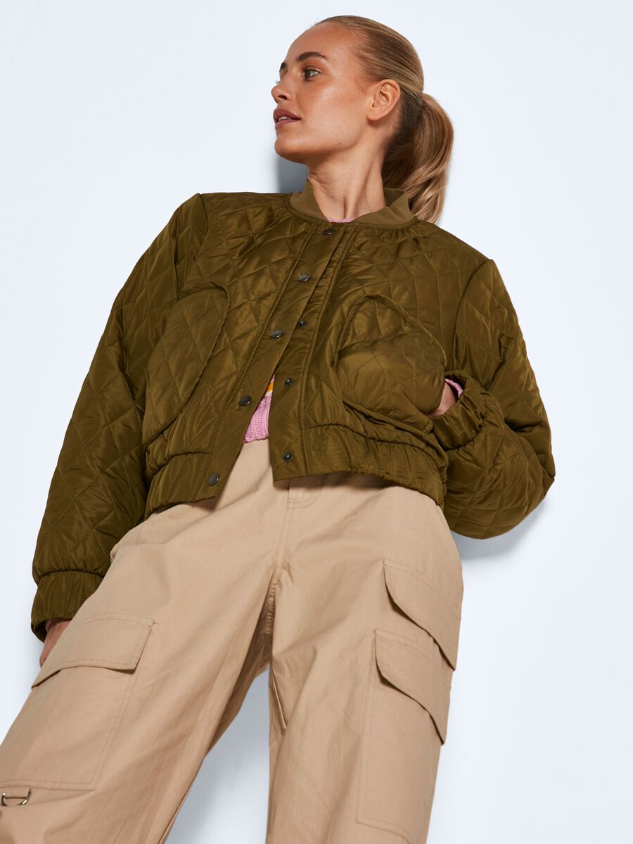 Noisy May QUILTED SHORT JACKET, Military Olive, highres - 27019820_MilitaryOlive_007.jpg