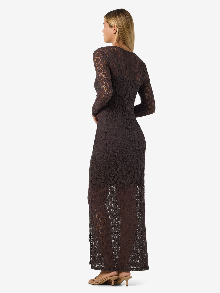 Carousel image - NMMIRIAM MAXI DRESS, Chocolate Brown | 3
