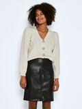 Noisy May HIGH WAISTED COATED SKIRT, Black, highres - 27017352_Black_003.jpg