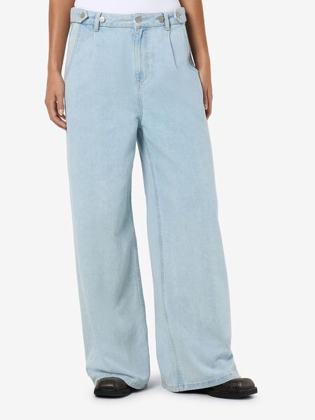 Noisy May NMSEWA  WIDE LEG JEANS, Light Blue Denim, highres - 27033285_LightBlueDenim_003.jpg