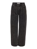 Product image thumbnail - RHINESTONE JEANS, Black Denim | 2