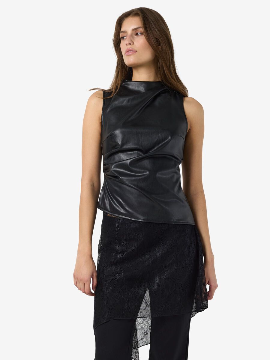 Product tile image - PU TOP, Black | 27036345_Black