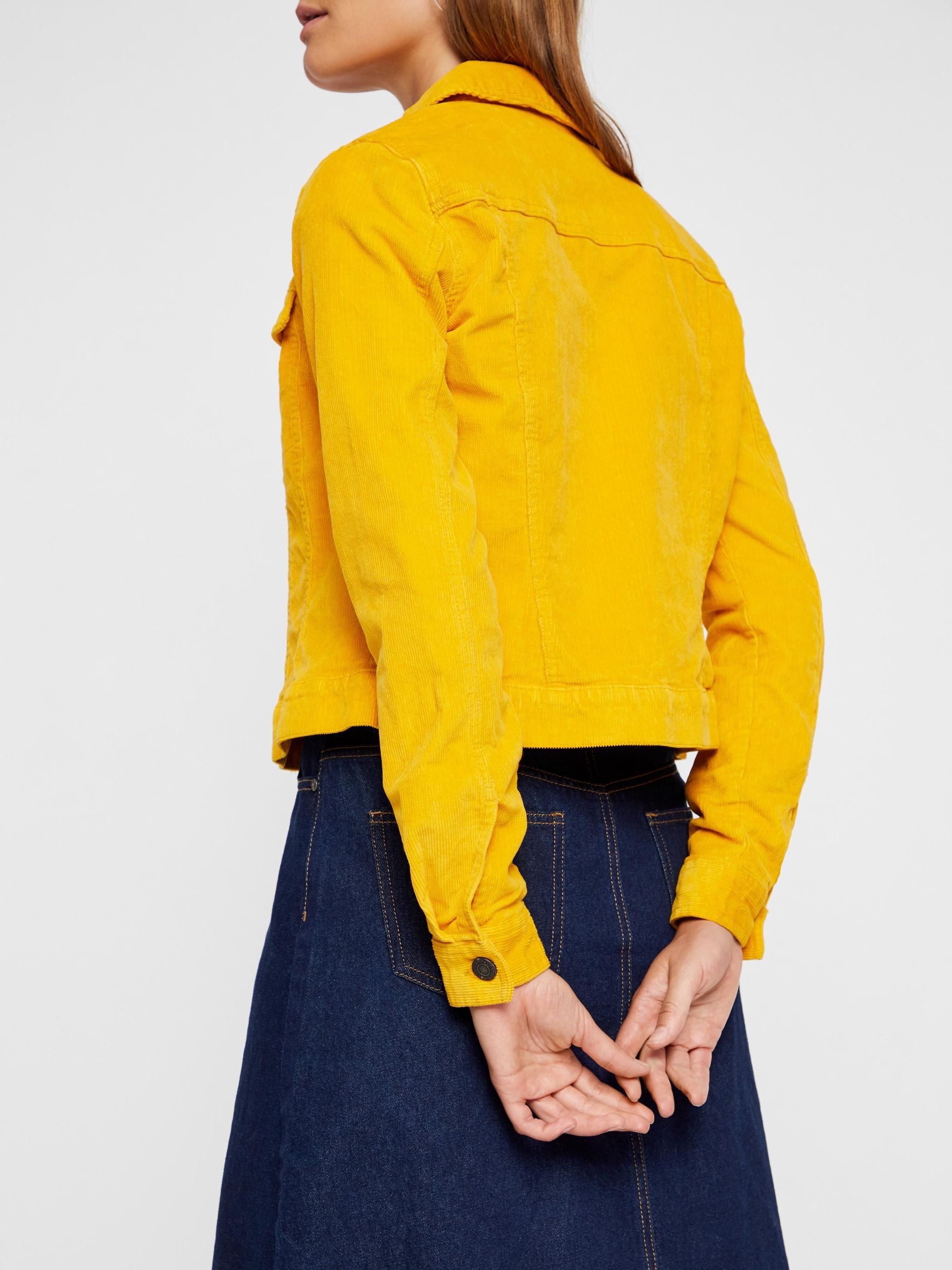 Yellow corduroy jacket outlet