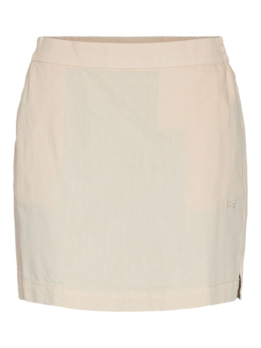 Carousel image - NMOREGON MINI DENIMSKJ&Oslash;RT, Ecru | 2