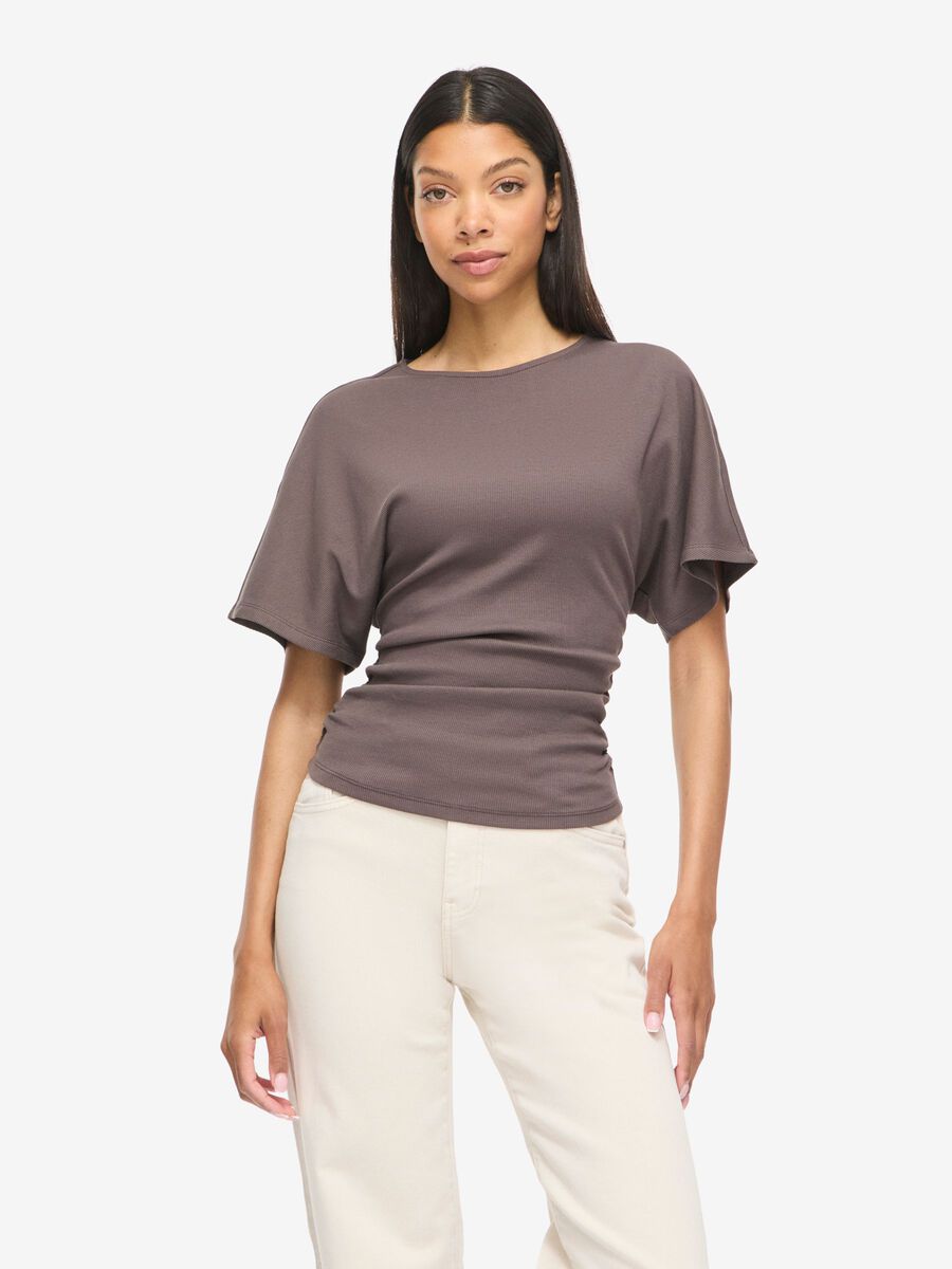Product tile image - NMABBI T-SHIRT, Chocolate Brown | 27037526_ChocolateBrown