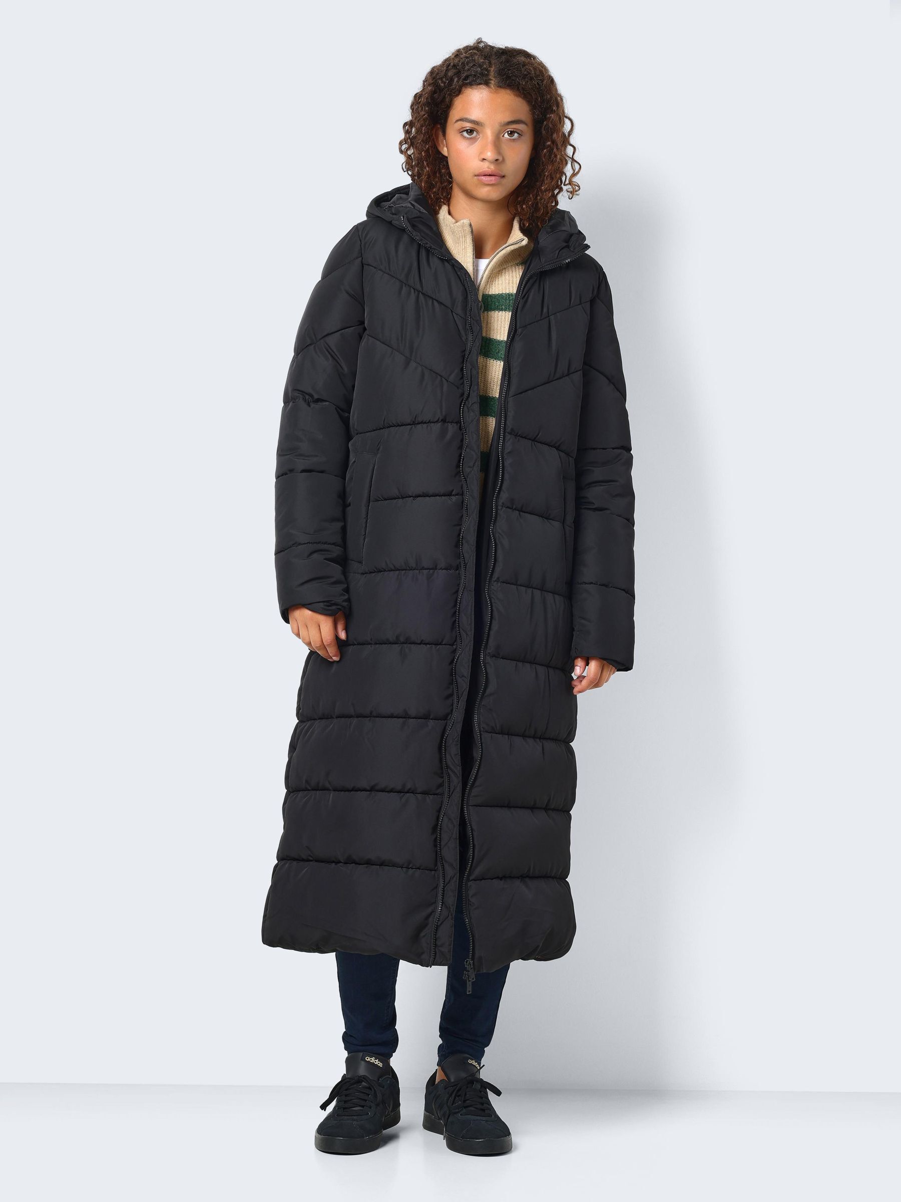 Extra long puffa coat sale