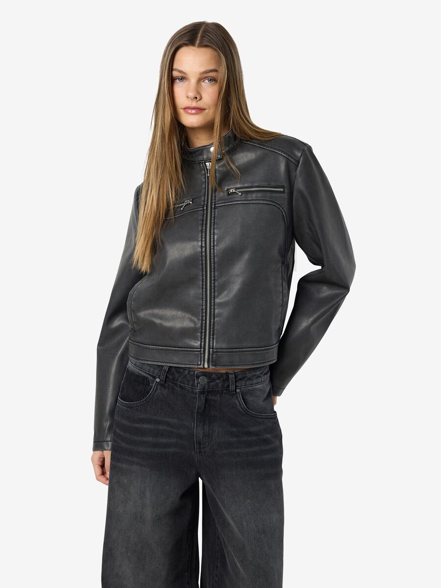 Noisy May PU KUNSTLEDERJACKE, Black, highres - 27032964_Black_1163130_007.jpg