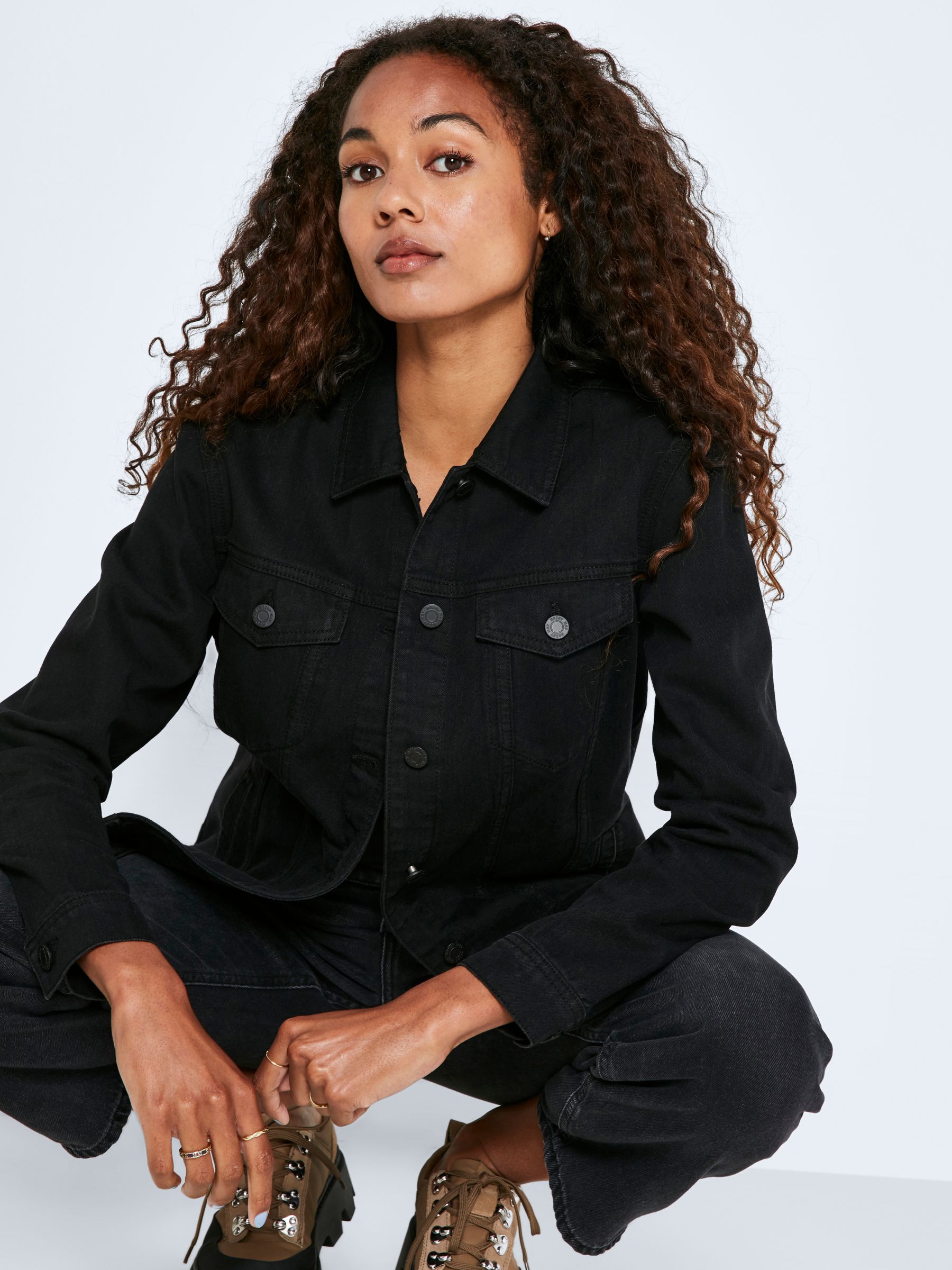 Noisy may shop black denim jacket