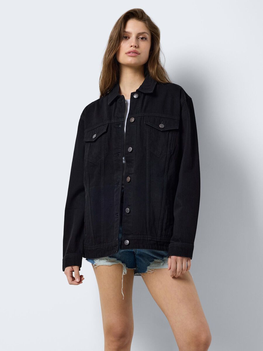 Noisy May OVERSIZE JEANSJACKE, Black, highres - 27017869_Black_007.jpg