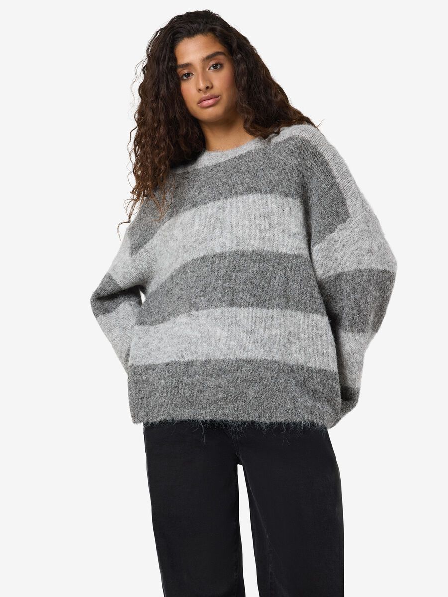 Product carousel image - NMSUTTON JUMPER, Light Grey Melange | 2