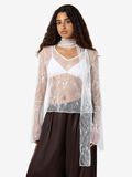Product image thumbnail 6 NMIDA LACE LONG SLEEVED BLOUSE, Cloud Dancer