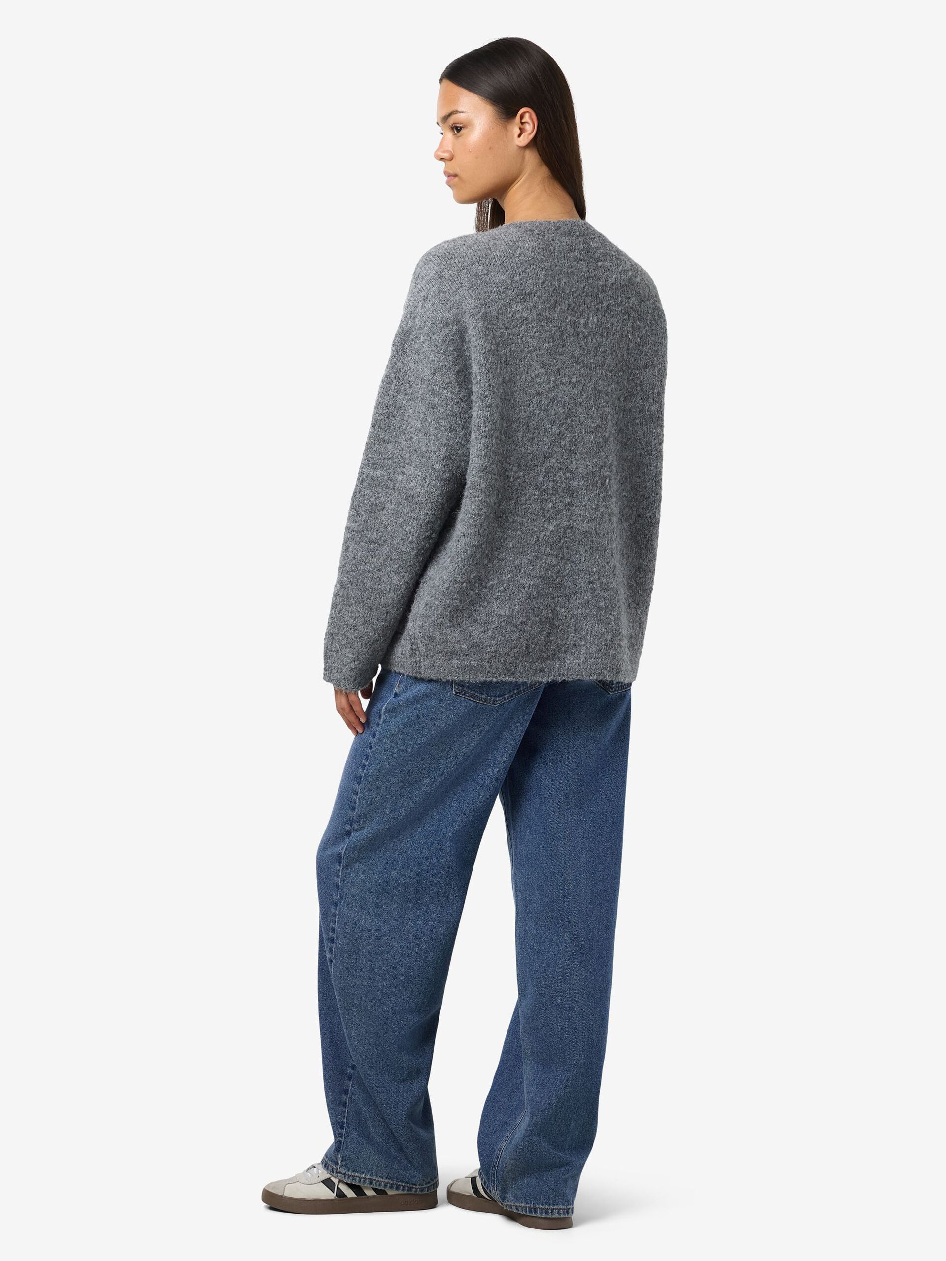 Carousel image - STRICK STRICKJACKE, Medium Grey Melange | 3