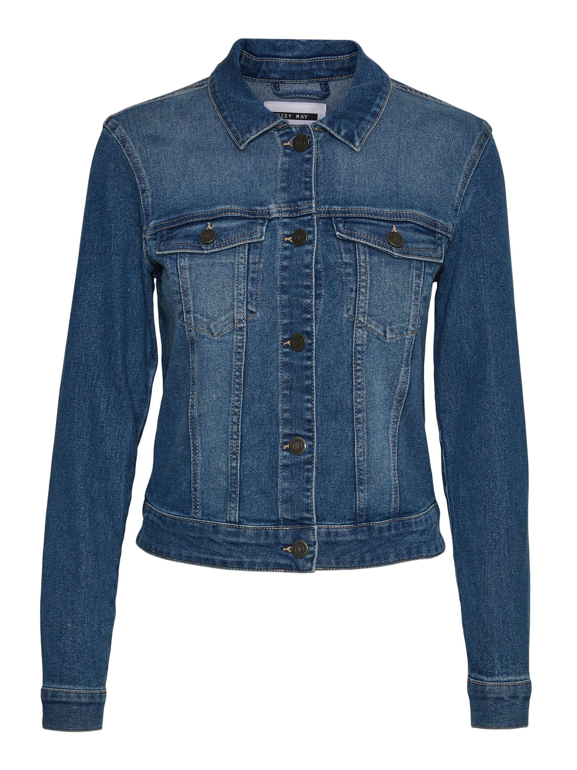 Carousel image - SHORT DENIM JACKET, Medium Blue Denim | 2