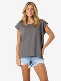 Product image thumbnail - OVERSIZED T-SKJORTE, Charcoal Gray | 2