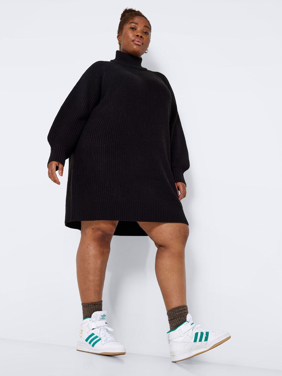 Noisy May CURVE ROBE EN MAILLE, Black, highres - 27019579_Black_007.jpg
