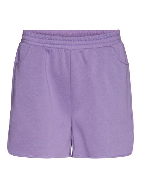 Noisy May HIGH WAISTED SWEAT SHORTS, Chalk Violet, highres - 27020282_ChalkViolet_001.jpg