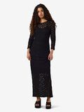 Product image thumbnail 1 NMMIRIAM - LONGUE ROBE EN DENTELLE, Black