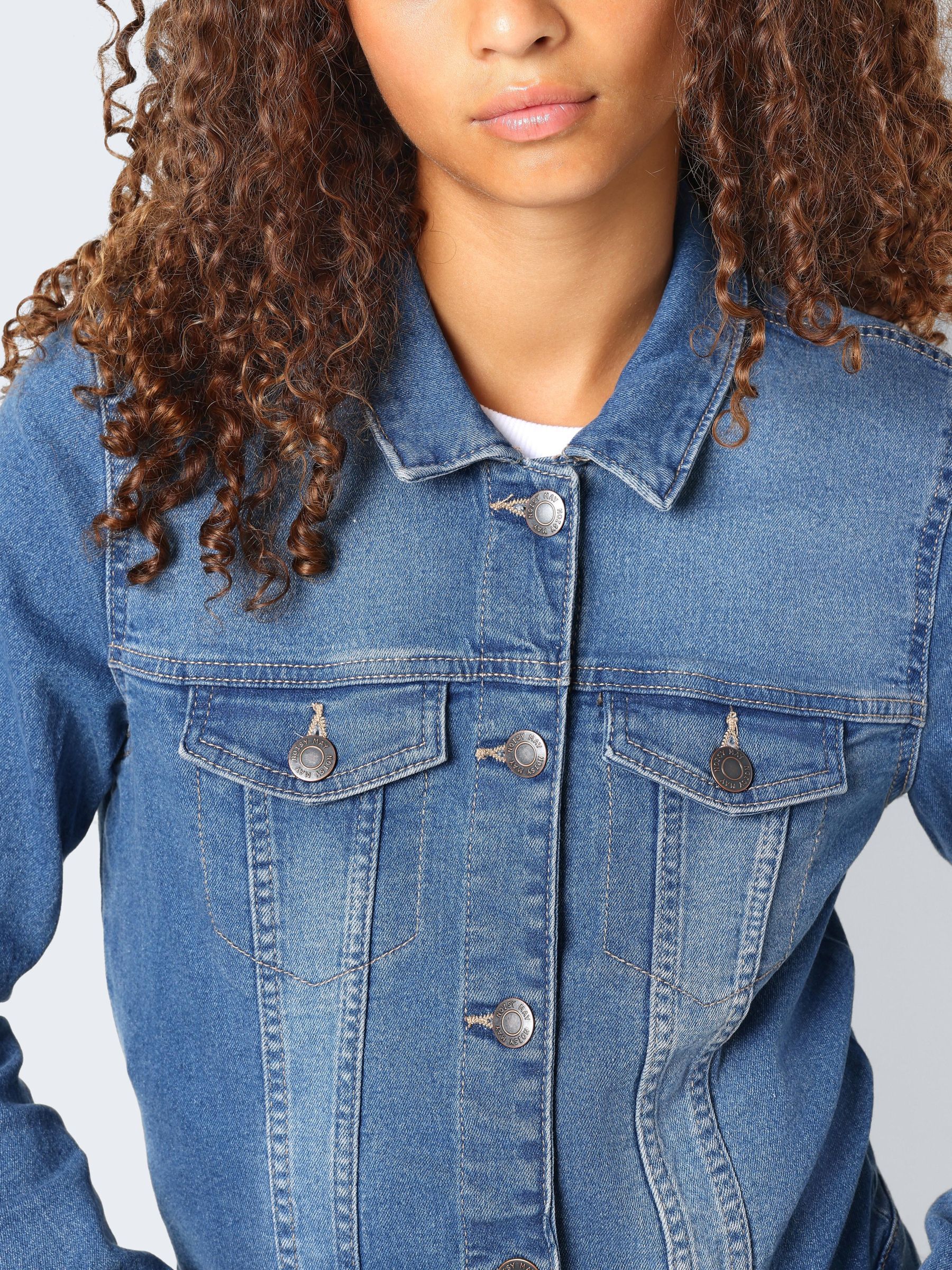 Veste en best sale jean courte bleu