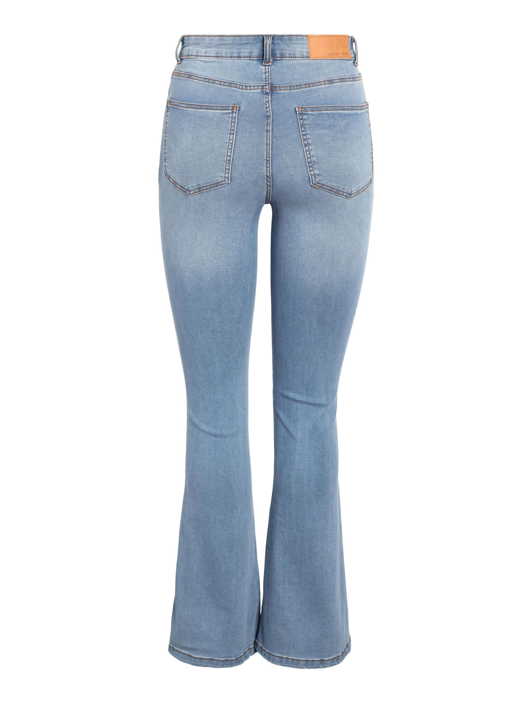 NMSALLIE HÖG MIDJA BOOTCUT JEANS (Blue
