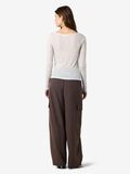 Product image thumbnail 3 NMNUSA BOATNECK BLOUSE, White Melange