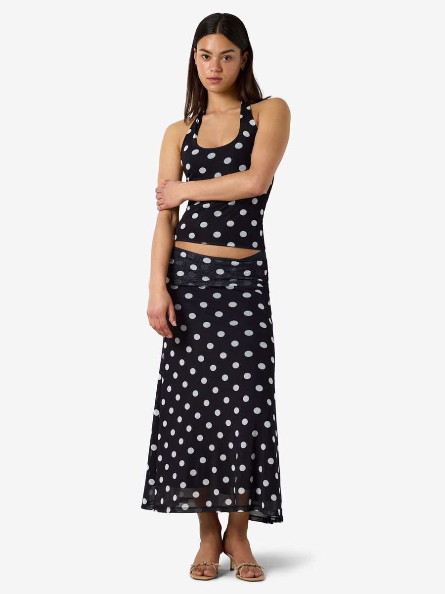 Carousel image 4 NMDOTTIE MESH SKIRT, Black
