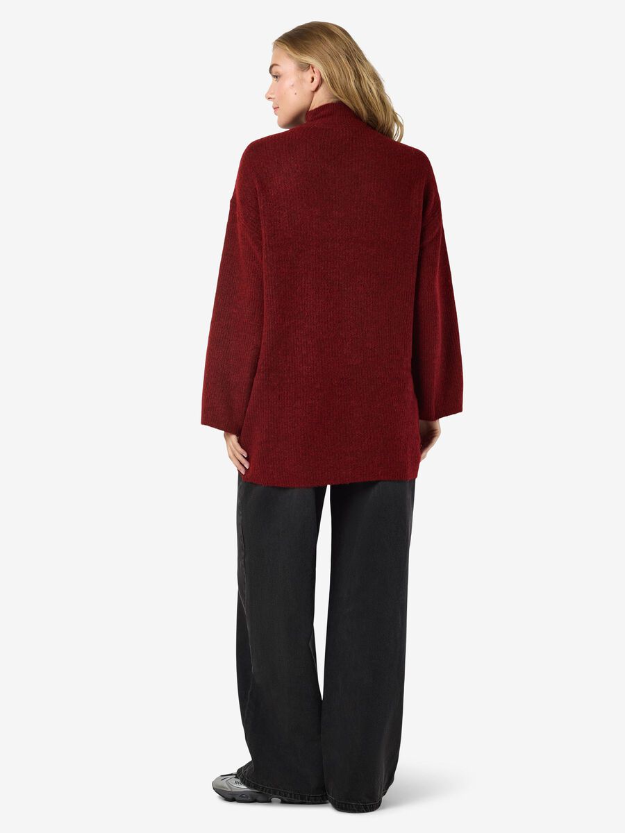 Carousel image - LONG KNITTED PULLOVER, Windsor Wine | 3