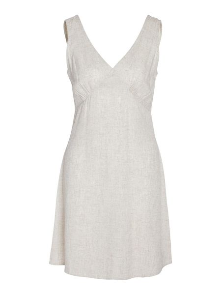 Noisy May SLEEVELESS LINEN DRESS, Natural, highres - 27026329_Natural_001.jpg