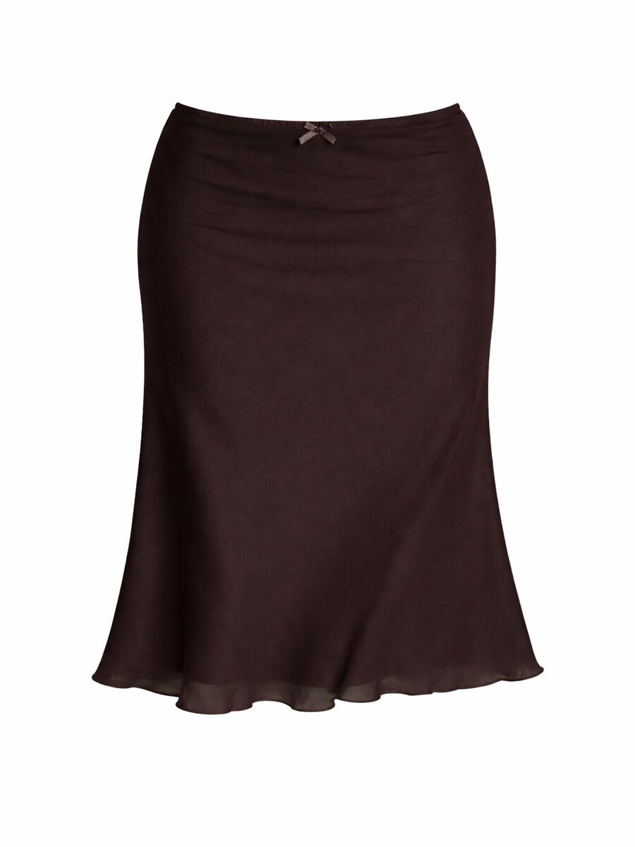 Product tile image - NMJUDITH MESH MIDI SKIRT, Demitasse | 27039594_Demitasse