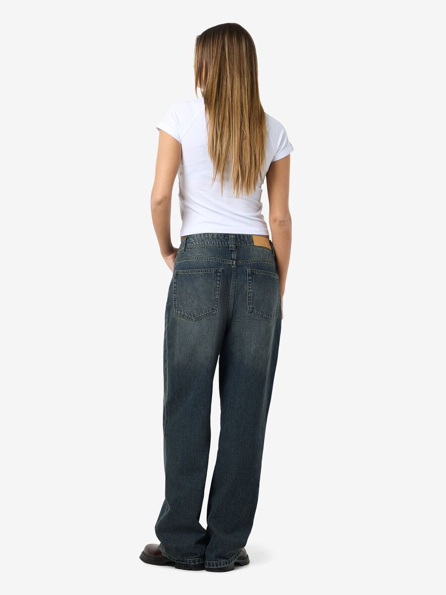 Carousel image - NMFANJA JEANS MED VIDA BEN, Dark Blue Denim | 3