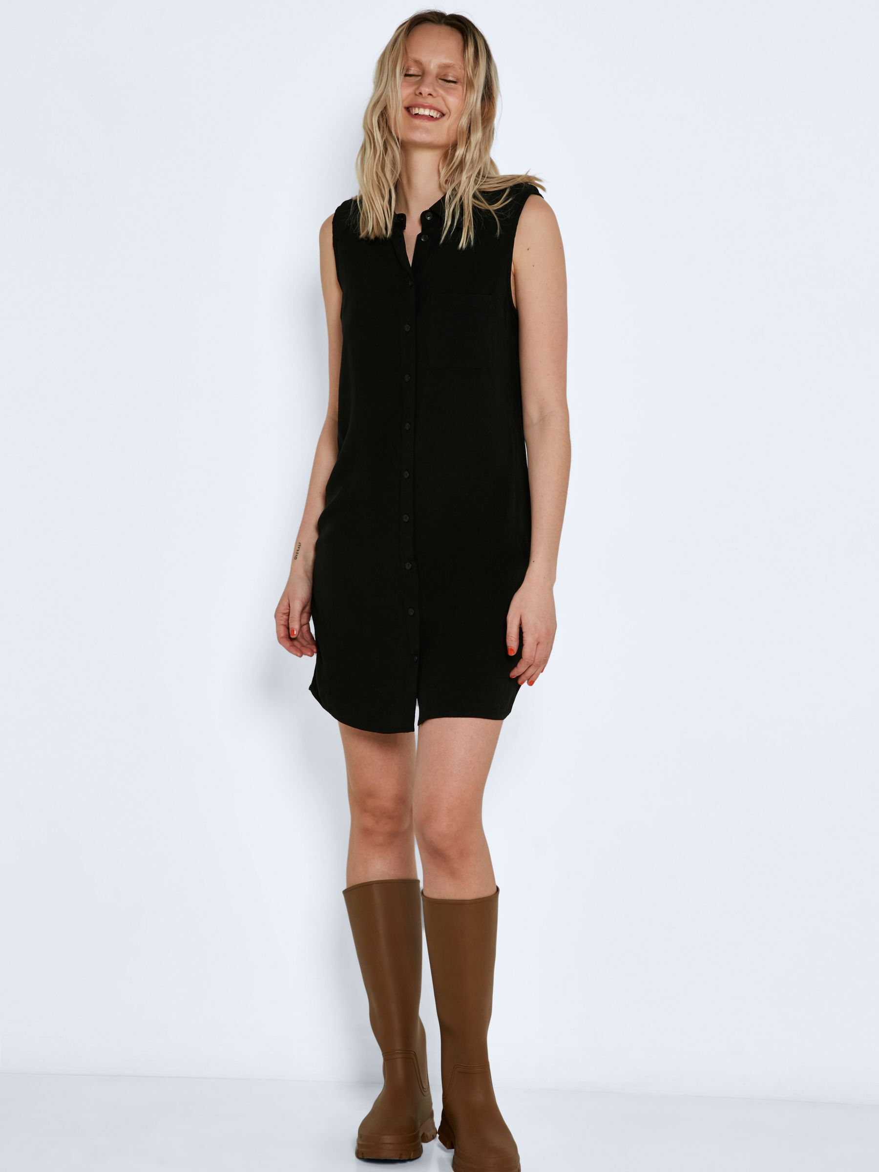 Mouwloze blousejurk top