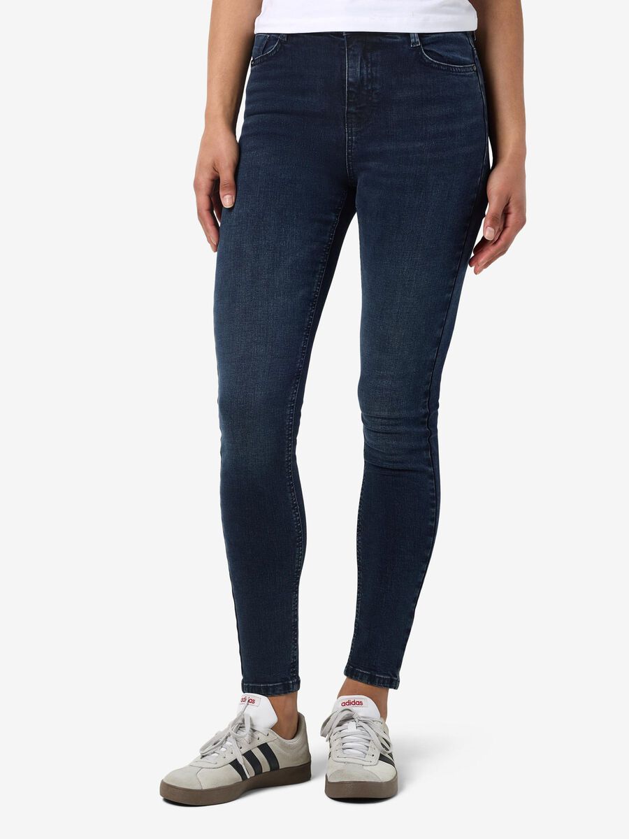 Noisy May NMSENDIE SKINNY FIT JEANS, Dark Blue Denim, highres - 27034834_DarkBlueDenim_003.jpg