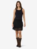 Product image thumbnail - NMISABEL LACE MINI SKIRT, Black | 4