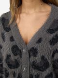 Product image thumbnail - DYREPRINT CARDIGAN, Charcoal Gray | 5