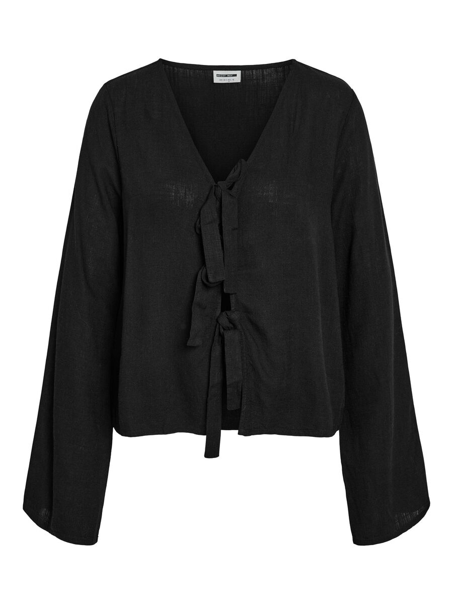 Noisy May KNYTNING FRAM BLUS, Black, highres - 27033022_Black_001.jpg