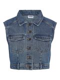 Product image thumbnail - NMKETTIE DENIM VEST, Medium Blue Denim | 2