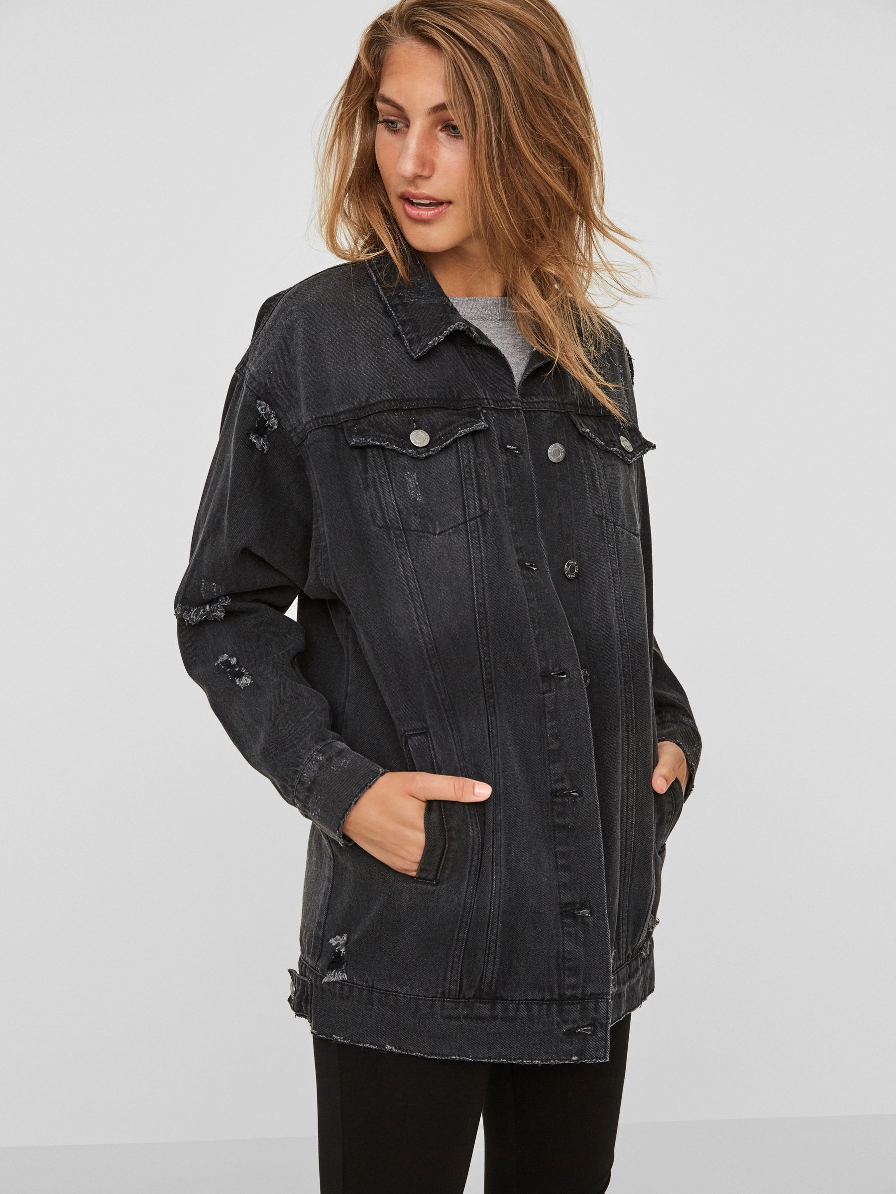 Noisy may sales black denim jacket