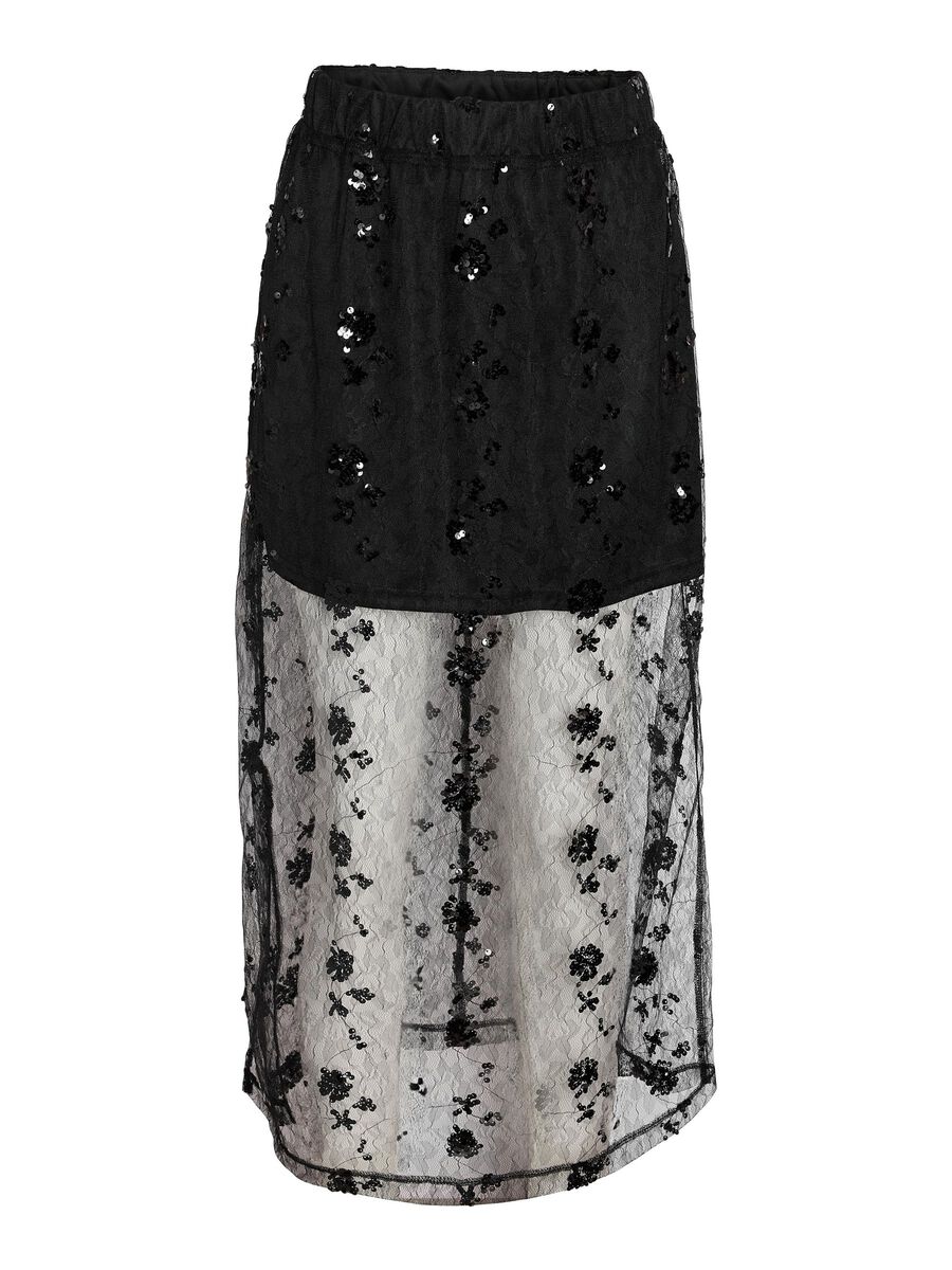 Noisy May MESH MAXI SKIRT, Black, highres - 27037160_Black_001.jpg