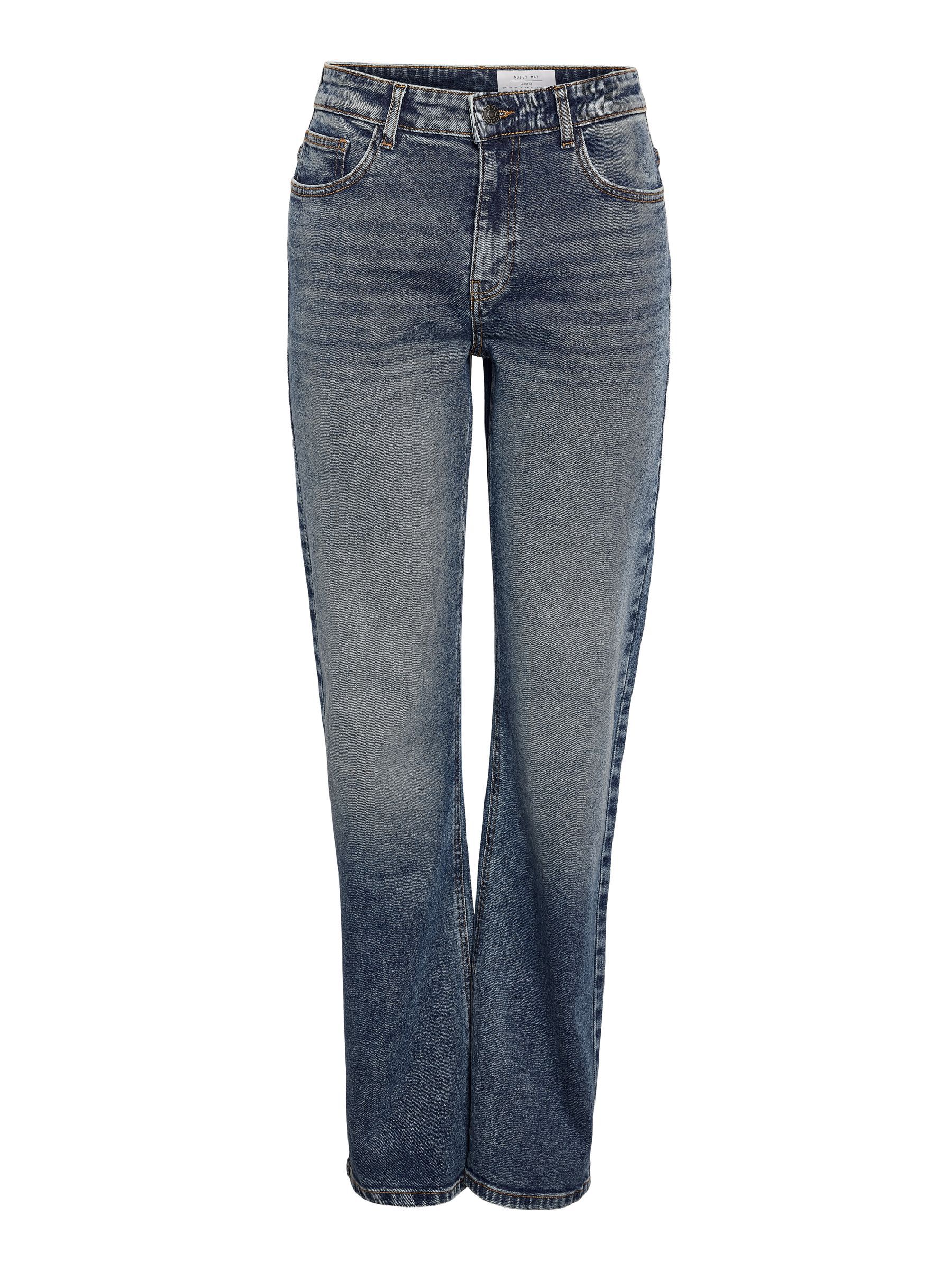NMMONICA STRAIGHT FIT JEANS | Blue | NOISY MAY®