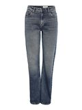 Product image thumbnail - NMMONICA STRAIGHT FIT-JEANS, Dark Blue Denim | 3