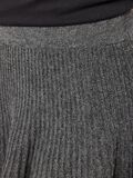 Product image thumbnail - KNITTED MINI SKIRT, Medium Grey Melange | 5
