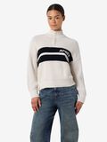 Product image thumbnail - STEHKRAGEN HALF-ZIP PULLOVER, Cloud Dancer | 1