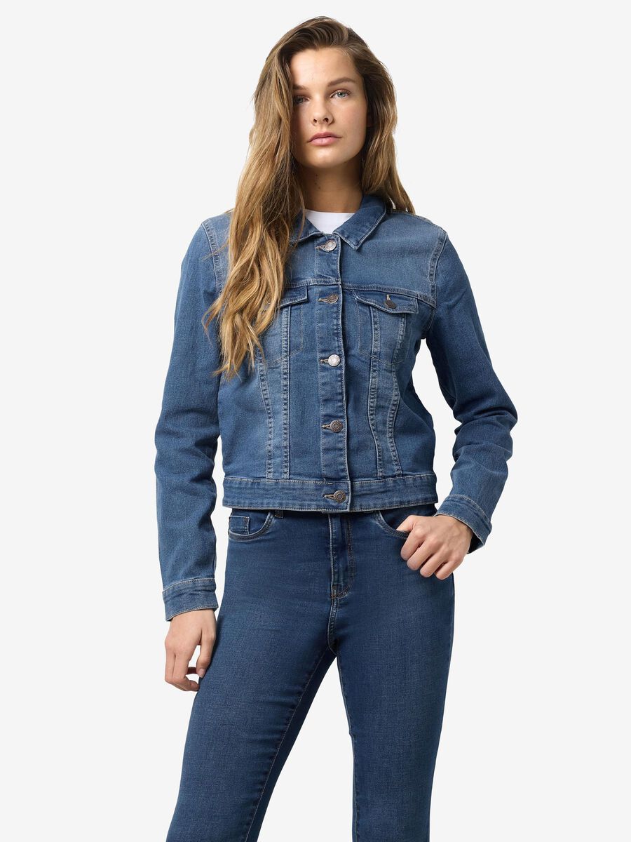 Noisy May SHORT DENIM JACKET, Medium Blue Denim, highres - 27001163_MediumBlueDenim_007.jpg