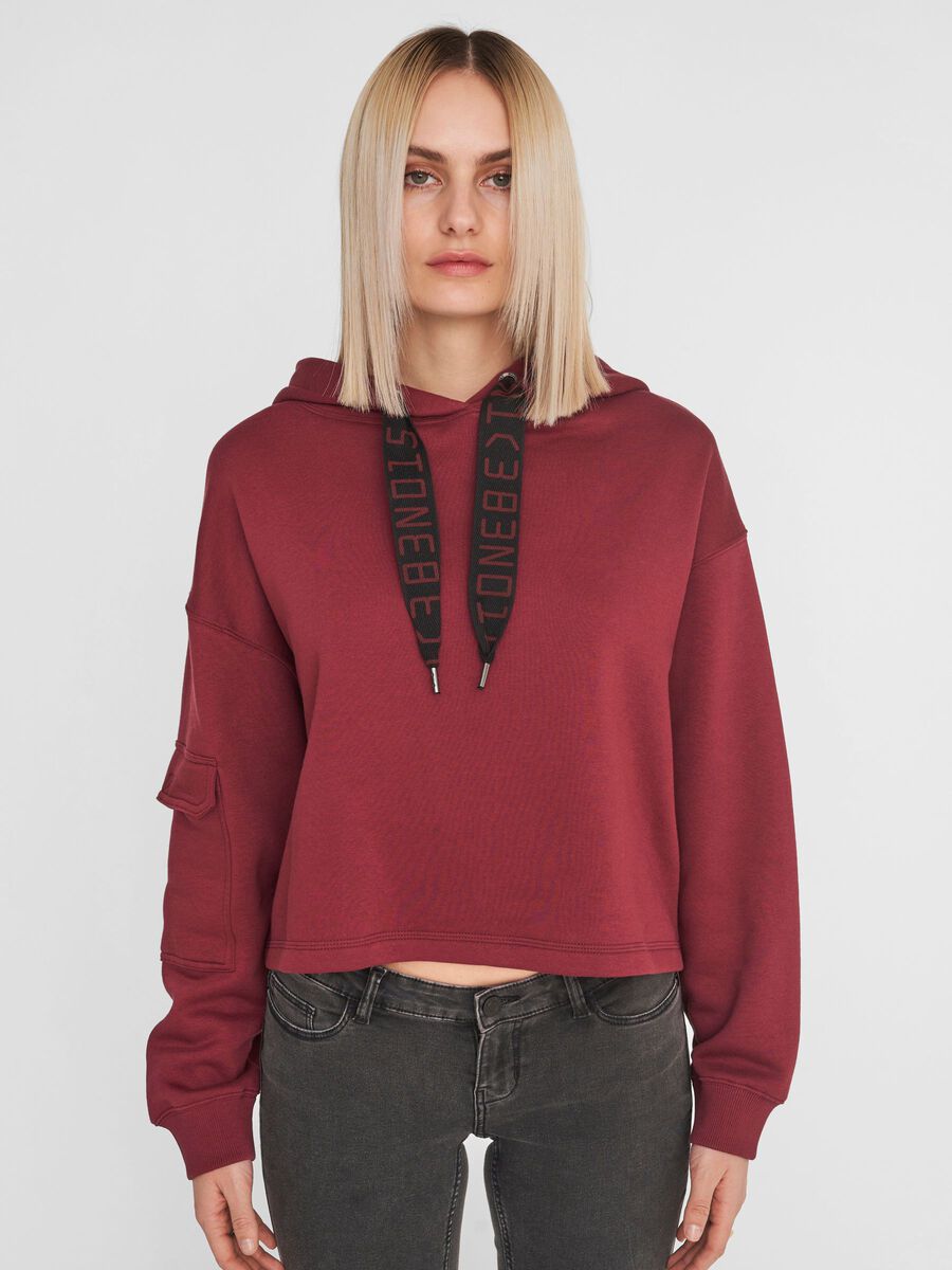 Noisy May LÅNGÄRMAD SWEATSHIRT, Zinfandel, highres - 27009869_Zinfandel_003.jpg