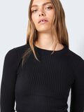 Noisy May LONG SLEEVED KNITTED PULLOVER, Black, highres - 27020928_Black_006.jpg