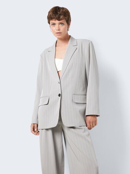 Noisy May PINSTRIPED BLAZER, Light Grey Melange, highres - 27027889_LightGreyMelange_1063984_007.jpg