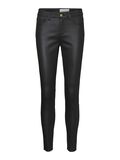 Noisy May NMLUCY NORMAL WAIST COATED TROUSERS, Black, highres - 27012453_Black_001.jpg