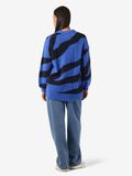 Product image thumbnail - COUPE AMPLE PULL EN MAILLE, Lapis Blue | 3