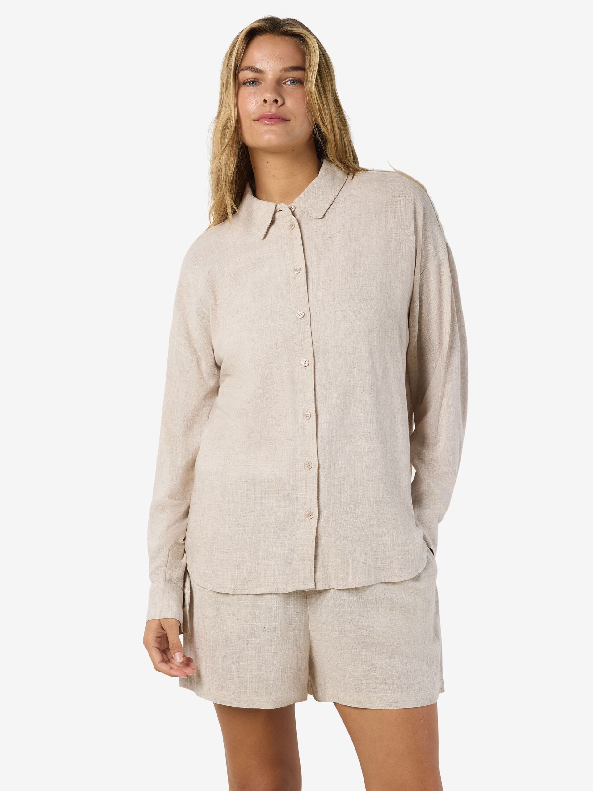 Carousel image - LOOSE FIT HEMD, Natural | 6