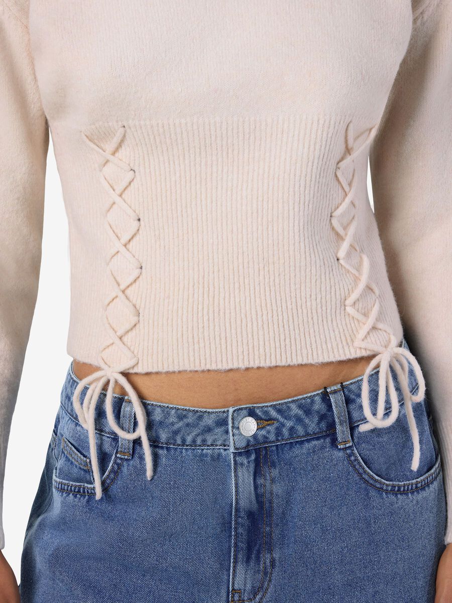 Carousel image - NMSLOAN KNITTED TOP, Birch | 5